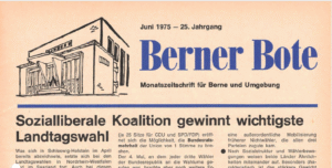Berner Bote 1975-06, Titel