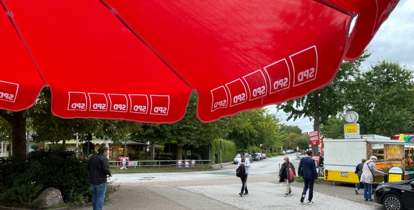 SPD-Infostand, Foto: Marc Buttler